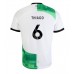 Maillot de foot Liverpool Thiago Alcantara #6 Extérieur vêtements 2023-24 Manches Courtes